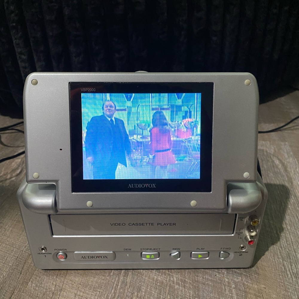 Portable Video Cassette Player - Silver